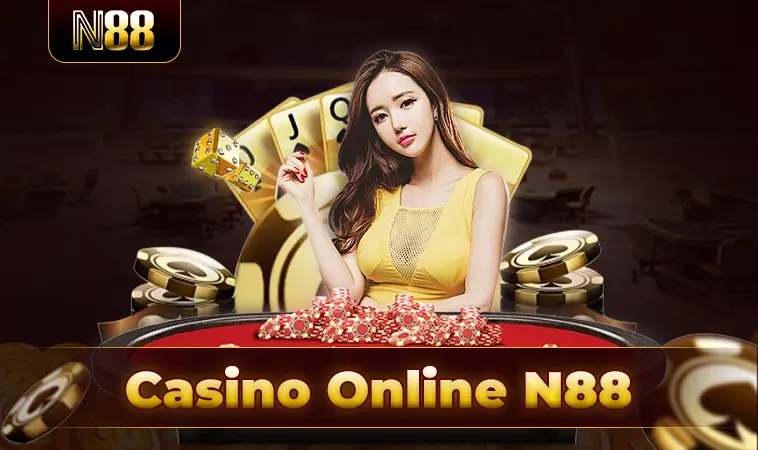 Sảnh Casino Online N88 thiết kế giao diện đẹp, chuyên nghiệp