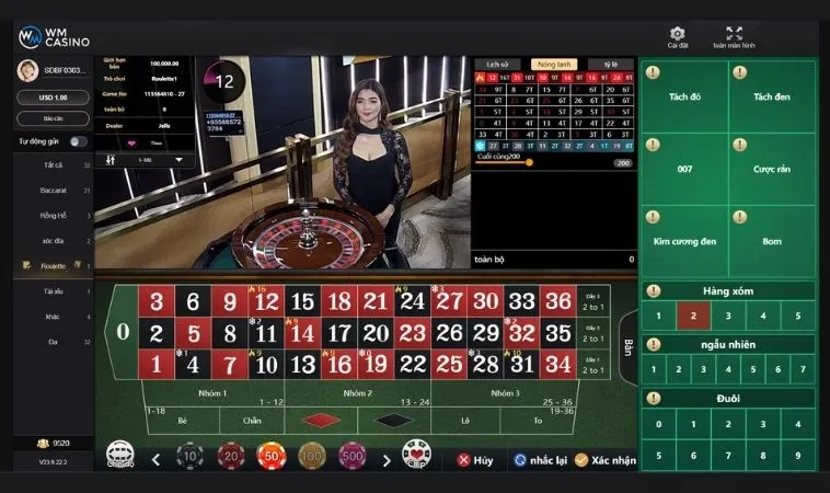 Các loại cược trong Roulette N88